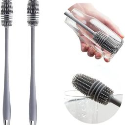 Silicone Flexible & Long Bottle Cleaning Brush (Pack of 2)-image-81