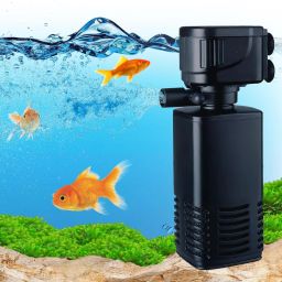 Aquarium Filter Pump 1000 L/H 3 in 1 High Power Oxygen Filteration System(15W) Power Aquarium Filter-16