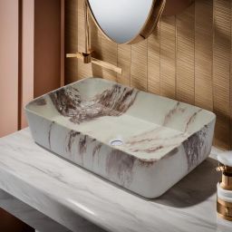 Ceramic Counter Top Wash Basin |Bathroom Sink |24x14.5x5.5 inch-OBCO-70 70 Counter Top-image-76