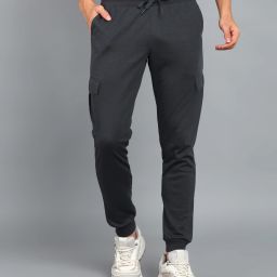 Men Solid Grey Track Pants-image-64
