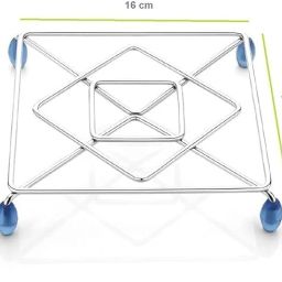 zoomplus Steel Rack Stand001 Polished Trivet image 2