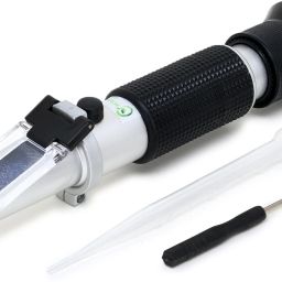 Hand Refractometer portable Metal body A-Contrast (0-32) Manual Handheld Refractometer-15