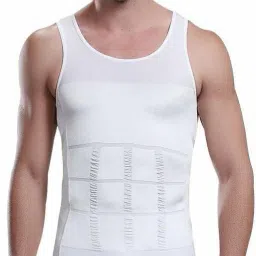 Premium Compression Tank Top Slimming Body Shaper Vest Tummy Control Undershirt Men Shapewear-image-77