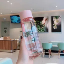 Unbreakable Portable Water Bottle With Rubber Rope BPA FREE/leak proof 650 ml Water Bottle-image-39