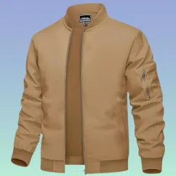 Mia Fashion Stylish Men's Windcheater Lightweight Windproof Jacket Solid Men Wind Cheater-image-49