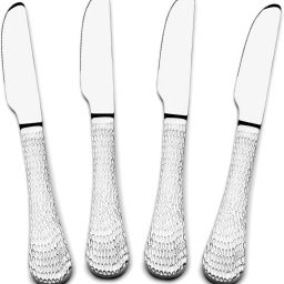 Steren Impex | Hammered - Stainless Steel | Cutlery Knife Stainless Steel Table Knife Set-image-68