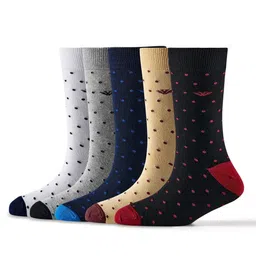 Cotstyle Men Pack Of 5 Assorted Patterned Calf Length Socks image 2