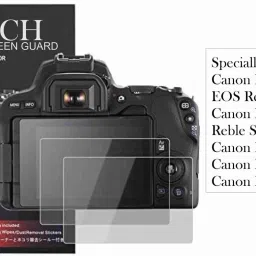 KANCHA Edge To Edge Tempered Glass for Canon EOS 200D, EOS Rebel Sl2, Canon EOS 250D, Reble SL3, Canon EOS M50, Canon EOS M100, Canon EOS 200D II-image-42