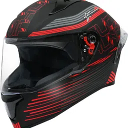 studds Thunder D11 ISI Certified Full Face Graphic with Clear Visor Motorbike Helmet-picture-9