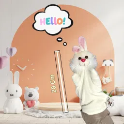 chi-chimpu toys Rabbit and Lion Hand Puppets image 4