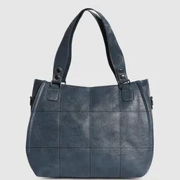 haute sauce by  campus sutra HAUTE SAUCE by Campus Sutra Textured Oversized Structured Shoulder Bag image 4