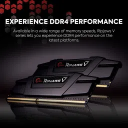 G.Skill Ripjaws V 3200Mhz DDR4 16 GB (Single Channel) PC DRAM (F4-3200CI6S-16GVK) image 2