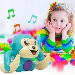 yajnas Rotation Dancing & Spinning Rolling Monkey with Light & Sound Toy for Kids image 2
