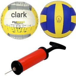 pu 5000 yellow and classic volleyball with air pump Volleyball - Size: 4-picture-12