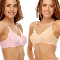 Pack of 2 Women T-Shirt Non Padded Bra-picture-13