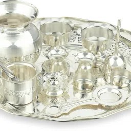Aaradhna Pooja Silver Plated-picture-14