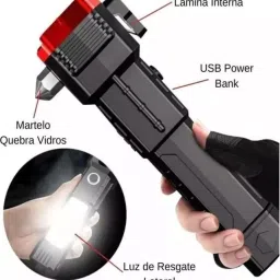 luxurium decor High-Powered Hammer Torch Light – Rechargeable Battery for Extended Use Torch image 2