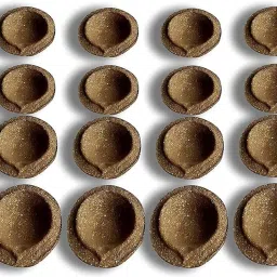 Panchagavya Gobar Diya (Pack Of 24) Pottery (Pack of 24) Table Diya-image-82