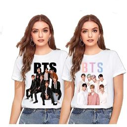Pack of 2 Women Typography Round Neck Polyester White T-Shirt-image-76