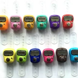 Small Size Multicolor Electronic Finger Counter (Pack of 12 Pc) Digital Tally Counter-0