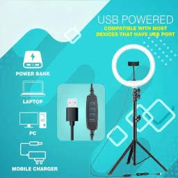 Delight Camera 7Ft stand with Flash light holder for Making video and reels & Photo Ring Flash image 5