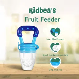 kidbea Silicone Food/Fruit Nibbler with Extra Mesh, Soft Pacifier Teether and Feeder image 3
