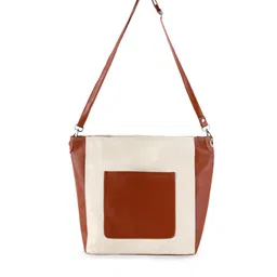 Toteteca Colourblocked PU Structured Shoulder Bag image 2