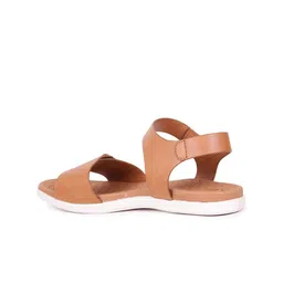 bata comfit Bata Open Toe Ankle Loop Flats image 2
