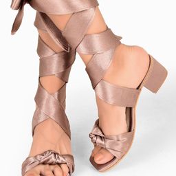 Sole House Mauve PU Block Gladiators image 4