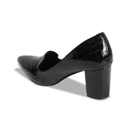 CORSICA Textured Party Block Pumps with Buckles image 3