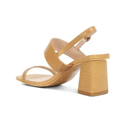 London Rag Open Toe Block Heels With Backstrap image 2