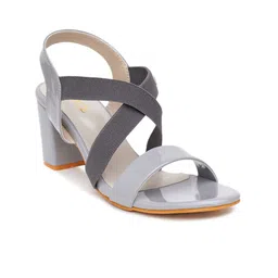 FABBHUE Strappy Open Toe Block Heels image 2