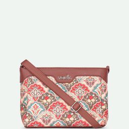 ZOUK Floral Printed Structured Sling Bag image 2