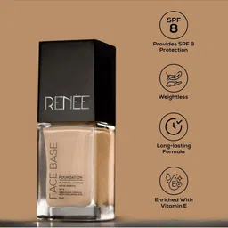 Renee Face Base Oil-Free Matte+Pore Fix Liquid Foundation with Hyaluron 23 ml - Vienna image 3