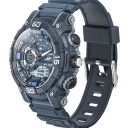 Sonata Men Patterned Dial & Textured Straps Analogue and Digital Watch NP77070PP09 image 5