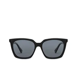Vincent Chase Unisex Grey Lens & Black Wayfarer Sunglasses with Polarised and UV Protected Lens image 2