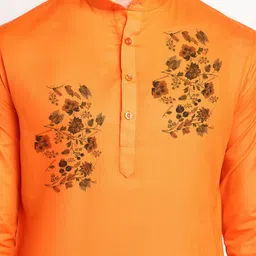 DEVOILER Ethnic Motifs Printed Regular Kurta with Pyjamas image 5