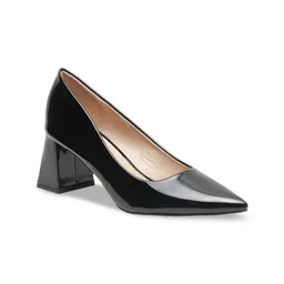 Flat n Heels Pointed Toe Work Block Pumps image 5