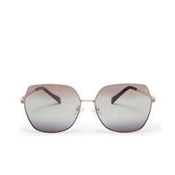 YourSpex Unisex Brown Gradient Lens & Gold-Toned Square Sunglasses with UV Protected Lens image 5