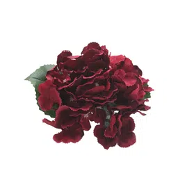 PolliNation Set Of 2 Red Artificial Hydrangea Flower Bunch image 2