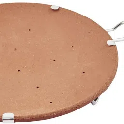 Clay Non Stick Tawa Making Low Calories rotis Tawa 22.4 cm diameter-10