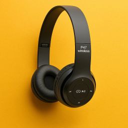 P47 Wireless Bluetooth Headphones 5.0+EDR with HD sound, Mic, SD Slot Bluetooth Headset-image-76