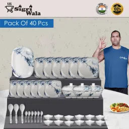 Pack of 40 Melamin Dinner Set-17