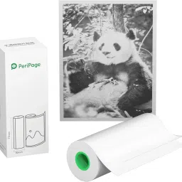 PeriPage 77x30mm (3inch) Translucent Sticker Thermal Paper (Self-Adhesive) 5yr Thermal Cash Register Paper-image-97