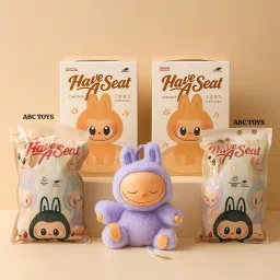 LABUBU Have A Seat Bunny Plush Toy Set of 1 Color - 10 cm-image-76