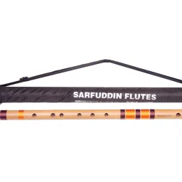 , Scale G Sharp Base 24.5 Inches Bamboo Flutes / Bansuri. Bamboo Flute-image-1