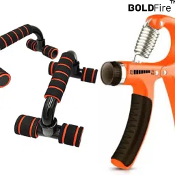Adjustable Hand Grip With Pushup Bar (Pack Of 2) Hand Grip/Fitness Grip-image-75