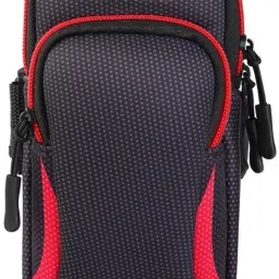 GOTEO Arm Band Sports Travel Walking Running Cycling Mobile Phone Arm Bag Gym Exercise Fitness Arm Band Mobile Pouch Arm Bag-image-45