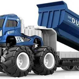 1:43 4WD Diecast Alloy Transport Dumper Big Truck Toys with Friction Powered Toy-20