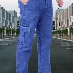 Men Cargo Jeans-image-3